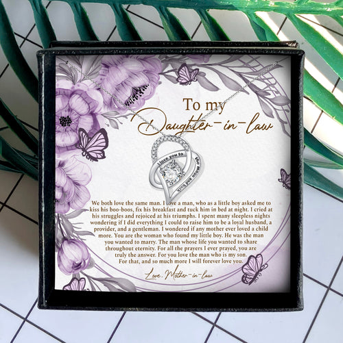 I WILL FOREVER LOVE YOU - NECKLACE FOR DAUGHTER-IN-LAW