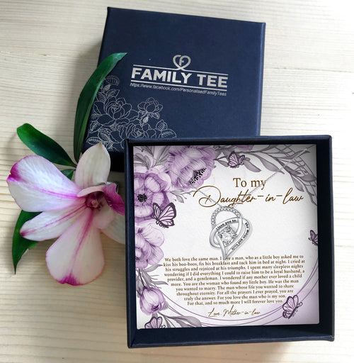 I WILL FOREVER LOVE YOU - NECKLACE FOR DAUGHTER-IN-LAW