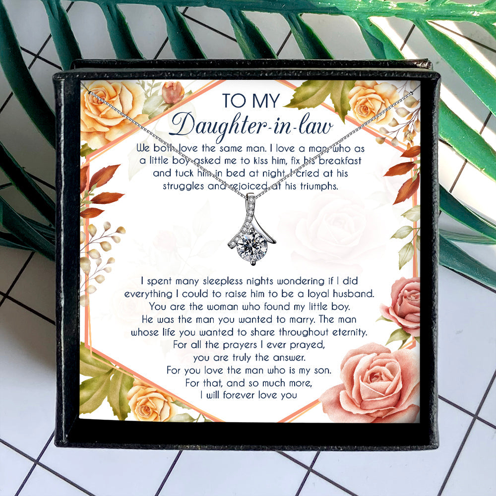 I WILL FOREVER LOVE YOU - NECKLACE FOR DAUGHTER-IN-LAW