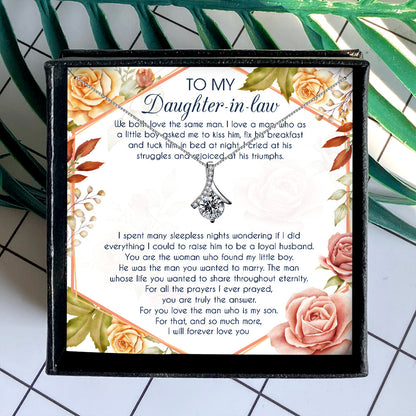 I WILL FOREVER LOVE YOU - NECKLACE FOR DAUGHTER-IN-LAW
