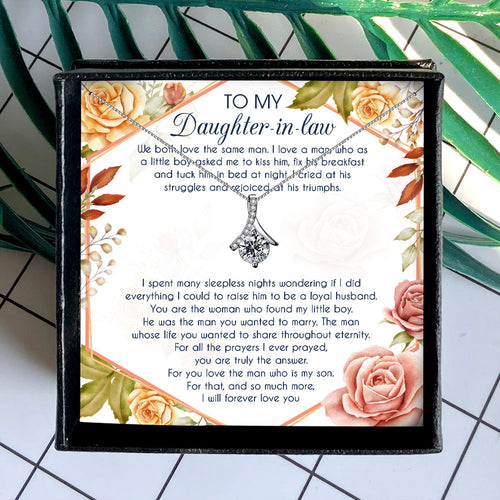 I WILL FOREVER LOVE YOU - NECKLACE FOR DAUGHTER-IN-LAW