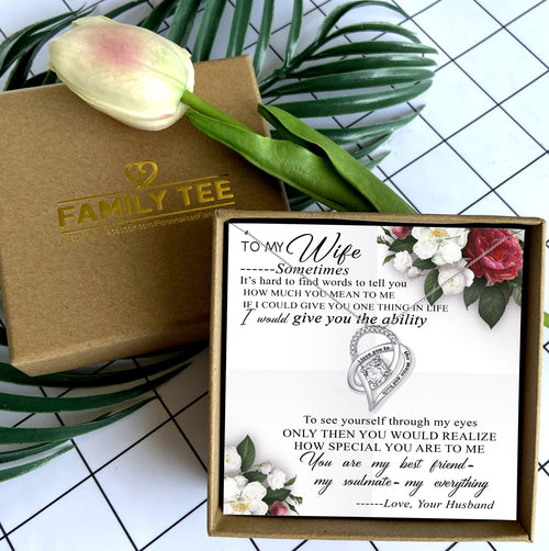 YOU ARE MY BEST FRIEND - MY SOULMATE - MY EVERYTHING - NECKLACE FOR WIFE