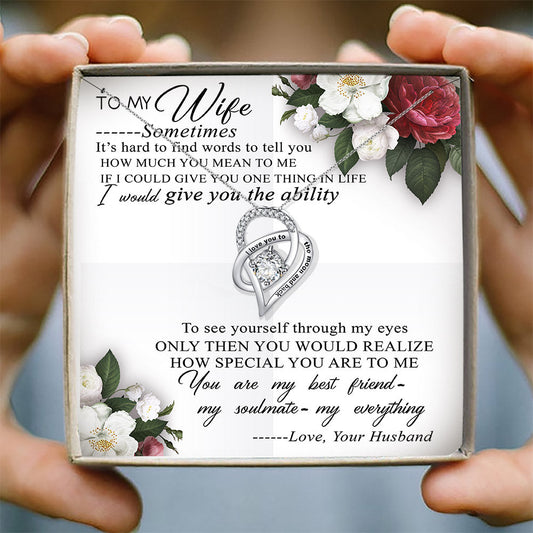 YOU ARE MY BEST FRIEND - MY SOULMATE - MY EVERYTHING - NECKLACE FOR WIFE