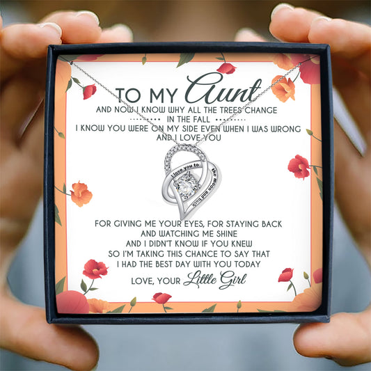 I HAD THE BEST DAY WITH YOU TODAY - NECKLACE FOR AUNT FROM LITTLE GIRL