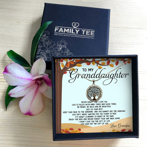 LIFE GAVE ME THE GIFT OF YOU - GIFT FROM GRANDPA