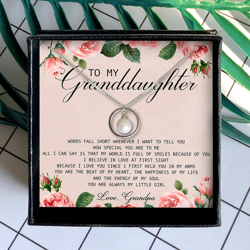 ENERGY OF MY SOUL - NECKLACE FOR GRANDDAUGHTER FROM GRANDPA