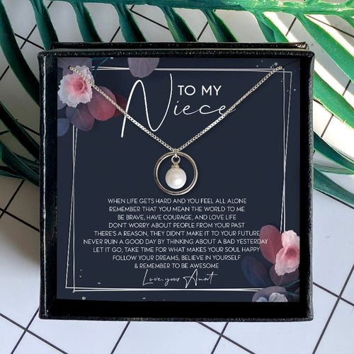 FOLLOW YOUR DREAMS - NECKLACE FOR NIECE FROM AUNT