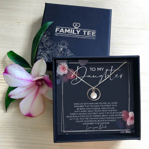 FOLLOW YOUR DREAMS - NECKLACE FOR DAUGHTER FROM DAD