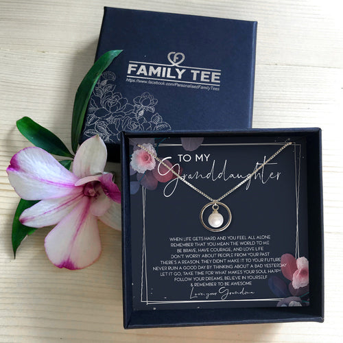 FOLLOW YOUR DREAMS - NECKLACE FOR GRANDDAUGHTER FROM GRANDMA