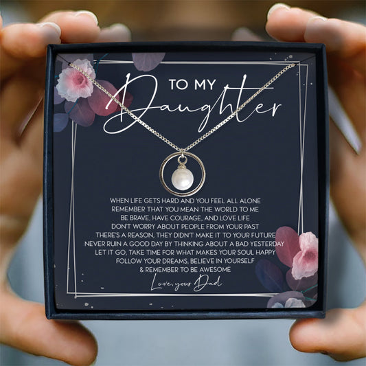 FOLLOW YOUR DREAMS - NECKLACE FOR DAUGHTER FROM DAD