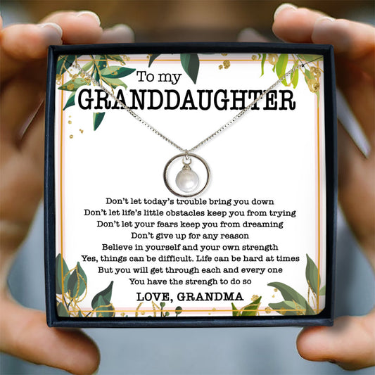 YOU HAVE THE STRENGH - NECKLACE FOR GRANDDAUGHTER FROM GRANDMA