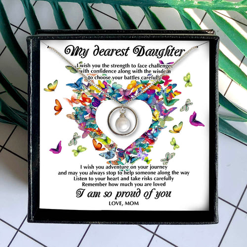 I AM SO PROUD OF YOU - NECKLACE FOR DAUGHTER FROM MOM