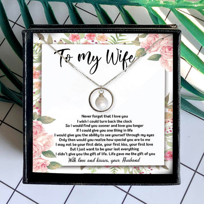 NEVER FORGET THAT I LOVE YOU - NECKLACE FOR WIFE FROM HUSBAND