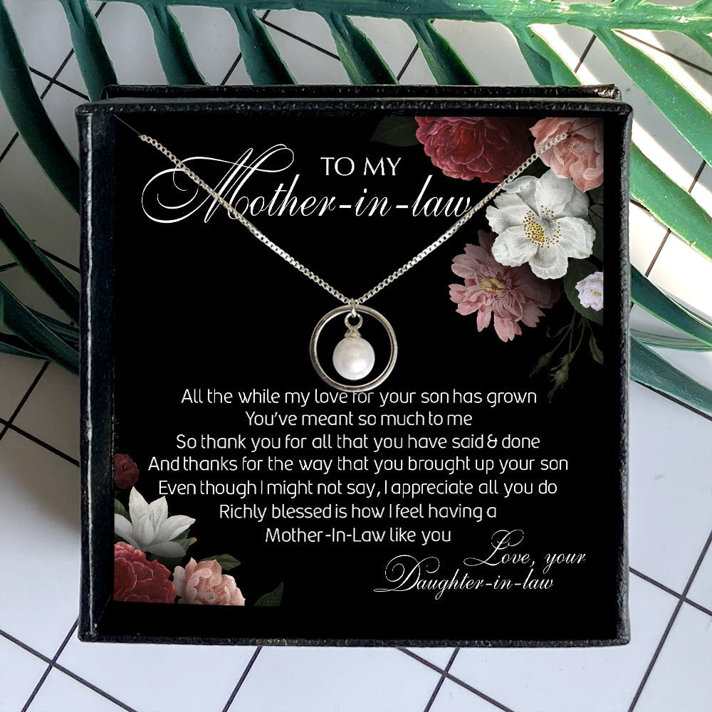 I APPRECIATE ALL YOU DO - NECKLACE FOR MOTHER-IN-LAW FROM DAUGHTER-IN-LAW