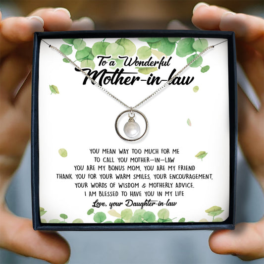 YOU ARE MY FRIEND - NECKLACE FOR MOTHER-IN-LAW FROM DAUGHTER-IN-LAW