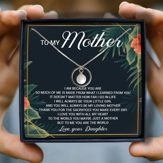 I WILL ALWAYS BE YOUR LITTLE GIRL - NECKLACE FOR MOTHER FROM DAUGHTER