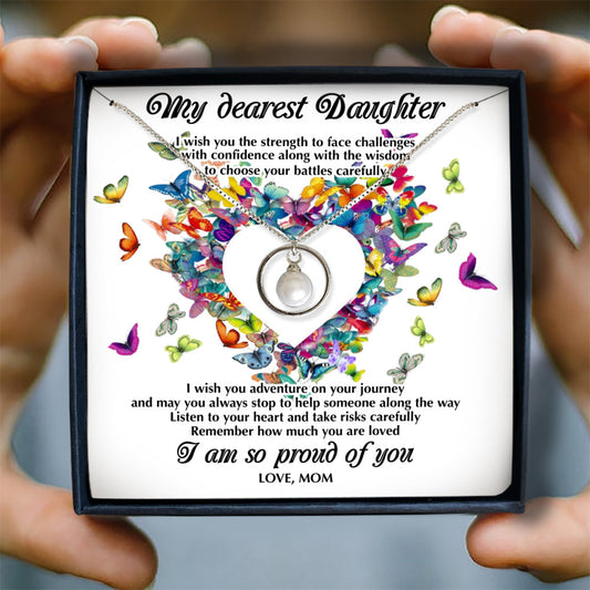 I AM SO PROUD OF YOU - NECKLACE FOR DAUGHTER FROM MOM