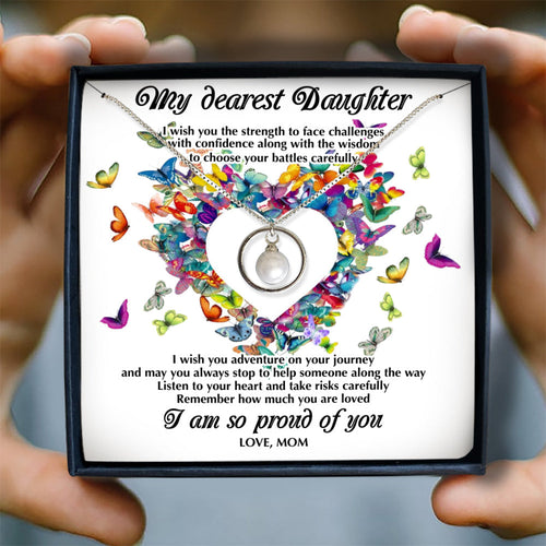 I AM SO PROUD OF YOU - NECKLACE FOR DAUGHTER FROM MOM