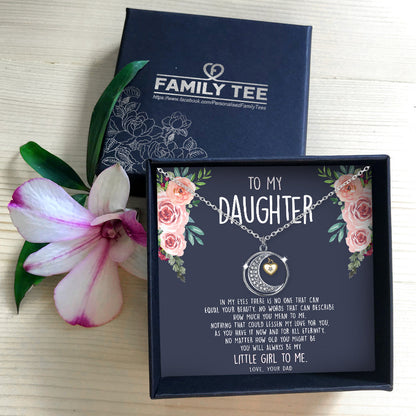 HOW MUCH YOU MEAN TO ME  - NECKLACE FOR DAUGHTER