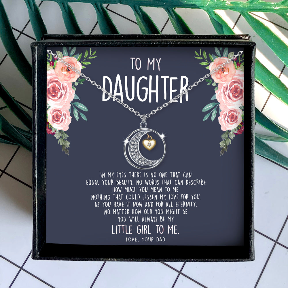 HOW MUCH YOU MEAN TO ME  - NECKLACE FOR DAUGHTER
