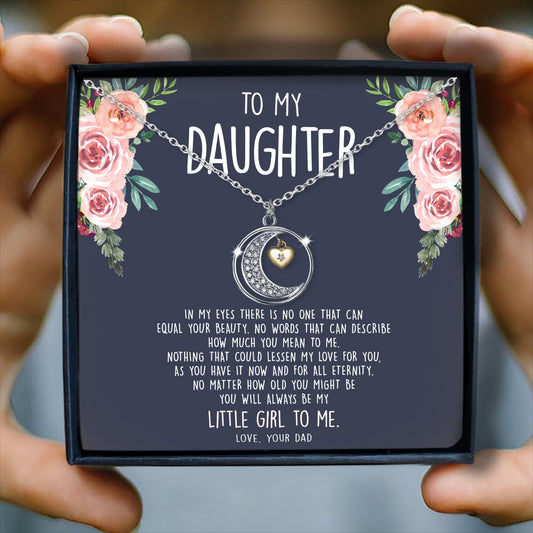HOW MUCH YOU MEAN TO ME  - NECKLACE FOR DAUGHTER