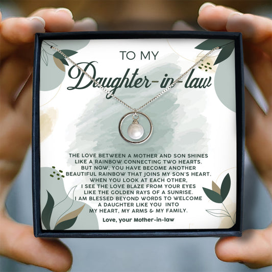 I SEE THE LOVE BLAZE FROM YOUR EYES - NECKLACE FOR DAUGHTER-IN-LAW