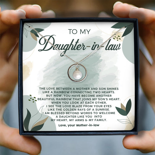 I SEE THE LOVE BLAZE FROM YOUR EYES - NECKLACE FOR DAUGHTER-IN-LAW