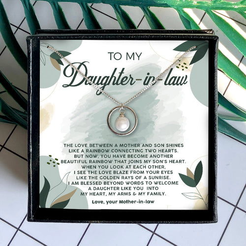 I SEE THE LOVE BLAZE FROM YOUR EYES - NECKLACE FOR DAUGHTER-IN-LAW