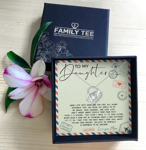 FOLLOW YOUR DREAMS, BELIEVE IN YOURSELF - NECKLACE FOR DAUGHTER FROM MOM