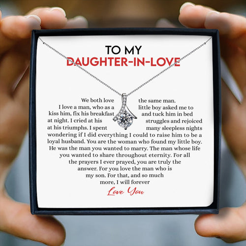 I WILL FOREVER LOVE YOU - NECKLACE FOR DAUGHTER-IN-LOVE