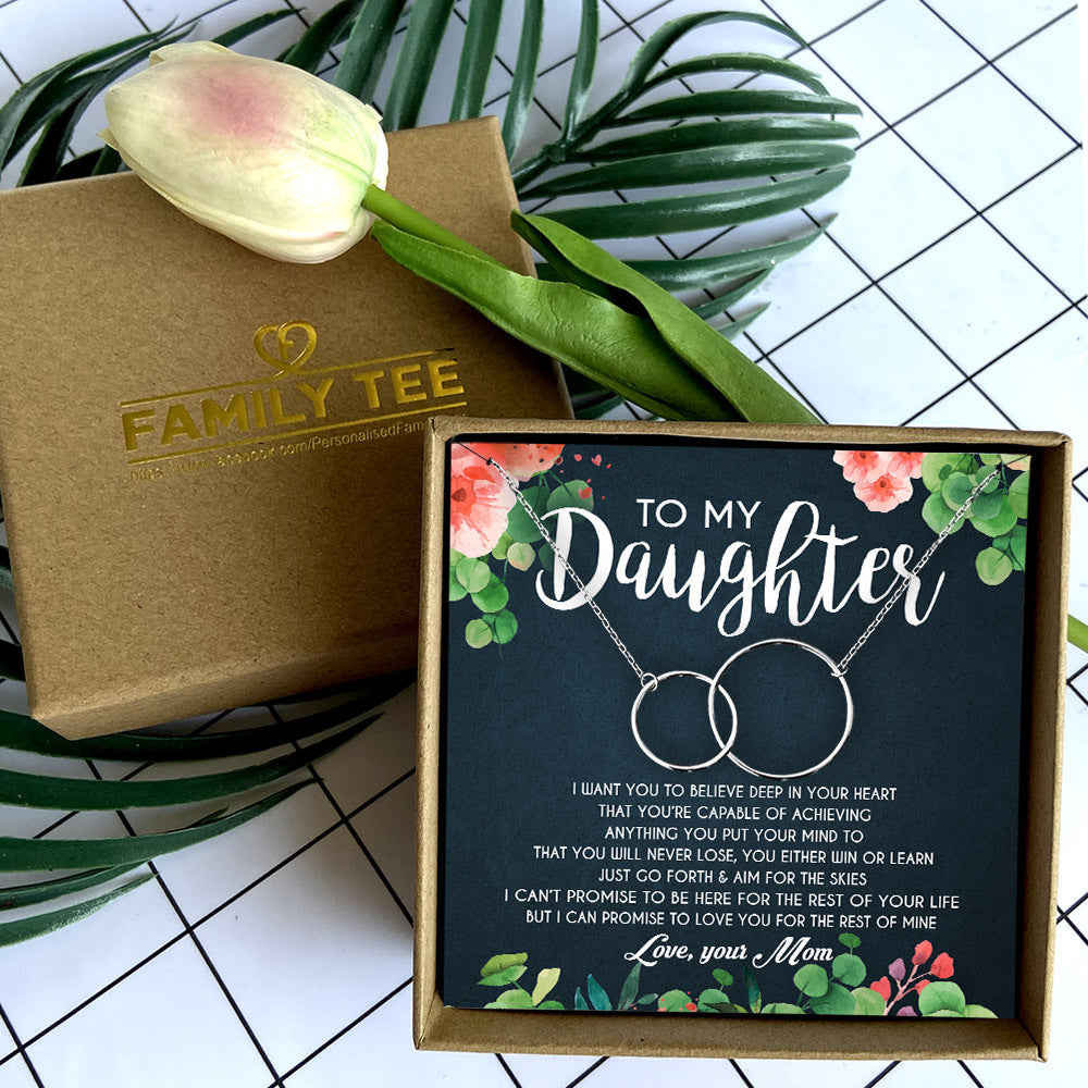 JUST GO FORTH & AIM - NECKLACE FOR DAUGHTER FROM MOM