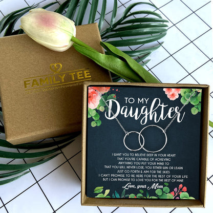 JUST GO FORTH & AIM - NECKLACE FOR DAUGHTER FROM MOM