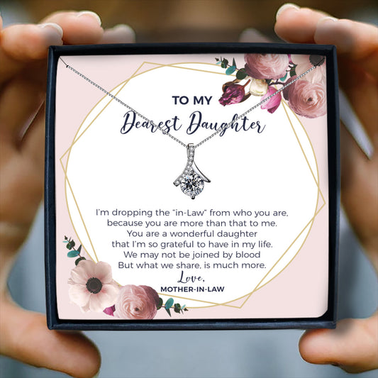 YOU ARE A WONDERFUL DAUGHTER - NECKLACE FOR DAUGHTER