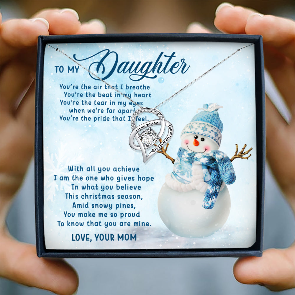 YOU MAKE ME SO PROUD - NECKLACE FOR DAUGHTER FROM MOM