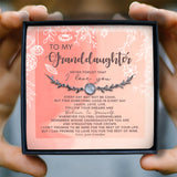 BELIEVE IN YOURSELF - SPECIAL GIFT FOR GRANDDAUGHTER
