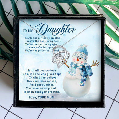YOU MAKE ME SO PROUD - NECKLACE FOR DAUGHTER FROM MOM