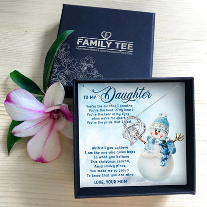 YOU MAKE ME SO PROUD - NECKLACE FOR DAUGHTER FROM MOM