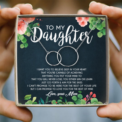 JUST GO FORTH & AIM - NECKLACE FOR DAUGHTER FROM MOM