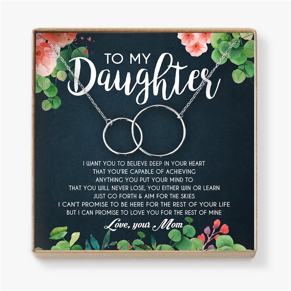 JUST GO FORTH & AIM - NECKLACE FOR DAUGHTER FROM MOM