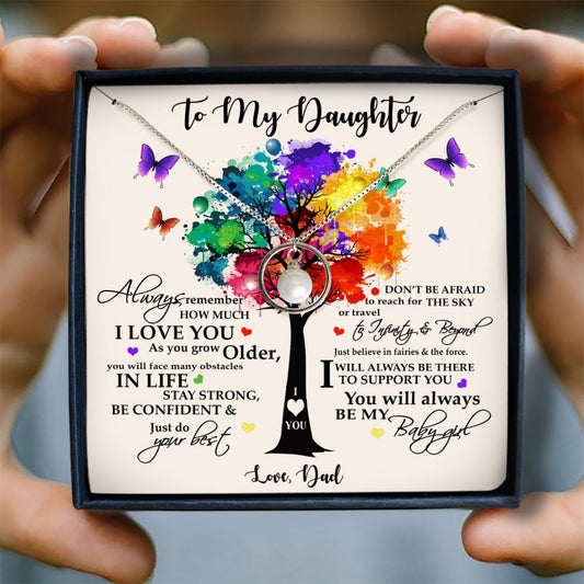 STAY STRONG - NECKLACE FOR DAUGHTER FROM DAD