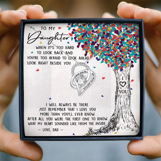 I WILL ALWAYS BE THERE - NECKLACE FOR DAUGHTER FROM DAD