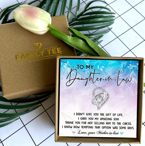 I GAVE YOU AMAZING SON - NECKLACE FOR DAUGHTER-IN-LAW FROM MOTHER-IN-LAW