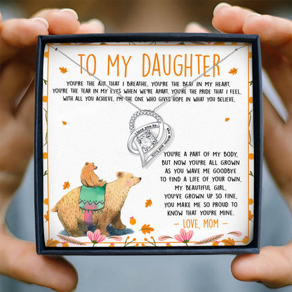YOU MAKE ME SO PROUD TO KNOW THAT YOU'RE MINE - NECKLACE FOR DAUGHTER  FROM MOM