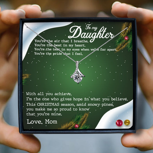 YOU'RE THE AIR THAT I BREATHE  - NECKLACE FOR DAUGHTER