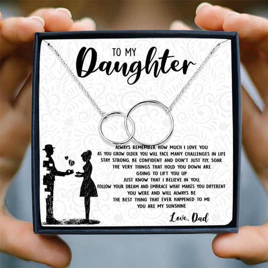 YOU ARE MY SUNSHINE  - NECKLACE FOR DAUGHTER