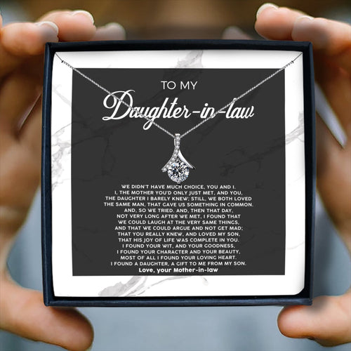 I FOUND A DAUGHTER A GIFT TO ME FROM MY SON - NECKLACE FOR DAUGHTER-IN-LAW