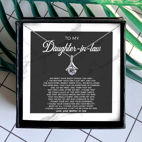 I FOUND A DAUGHTER A GIFT TO ME FROM MY SON - NECKLACE FOR DAUGHTER-IN-LAW