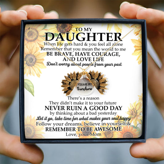 DON'T WORRY ABOUT PEOPLE FROM YOUR PAST - NECKLACE FOR DAUGHTER