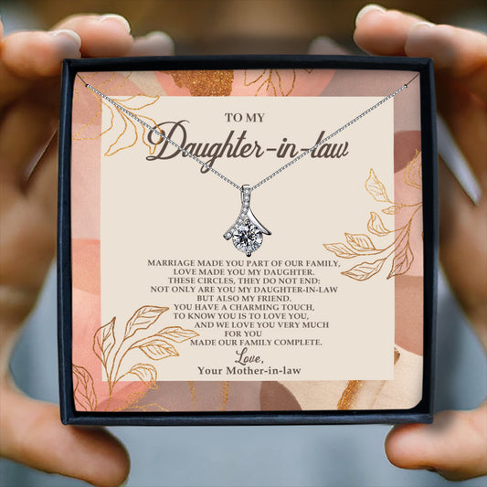 WE LOVE YOU VERY MUCH - NECKLACE FOR DAUGHTER-IN-LAW