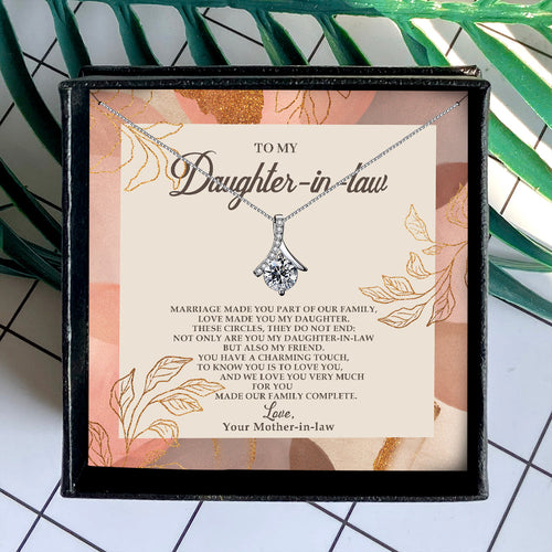 WE LOVE YOU VERY MUCH - NECKLACE FOR DAUGHTER-IN-LAW